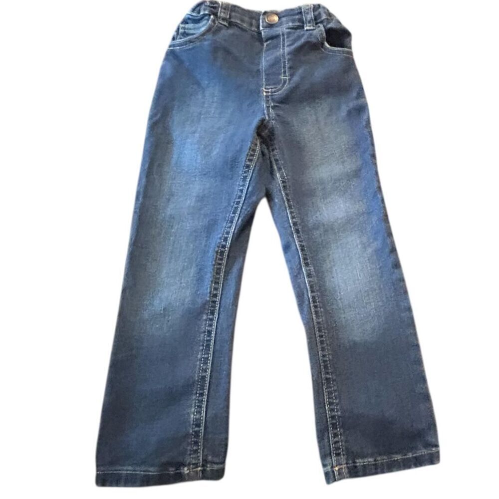 Garanimals Dark Wash Denim Jeans Boys Size 5T Adjustable‎ Waist